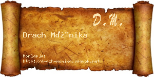 Drach Mónika névjegykártya